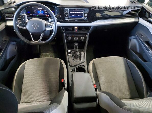 3VV5X7B28RM080958 2024 VOLKSWAGEN TAOS Blue Widok deski rozdzielczej