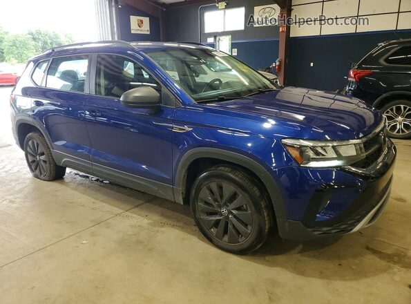 3VV5X7B28RM080958 2024 VOLKSWAGEN TAOS Blue Przód prawy