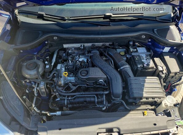3VV5X7B28RM082287 2024 VOLKSWAGEN TAOS Синий Вид задней части салона