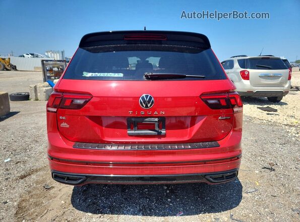 3VV8B7AX4RM228967 2024 VOLKSWAGEN TIGUAN Red Vista trasera