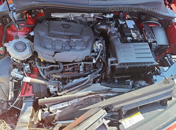 3VV8B7AX4RM228967 2024 VOLKSWAGEN TIGUAN Red Vista del compartimento del motor