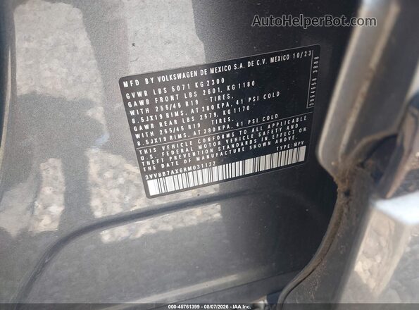3VV8B7AX6RM031122 2024 VOLKSWAGEN TIGUAN Серый Вид подкапотного пространства