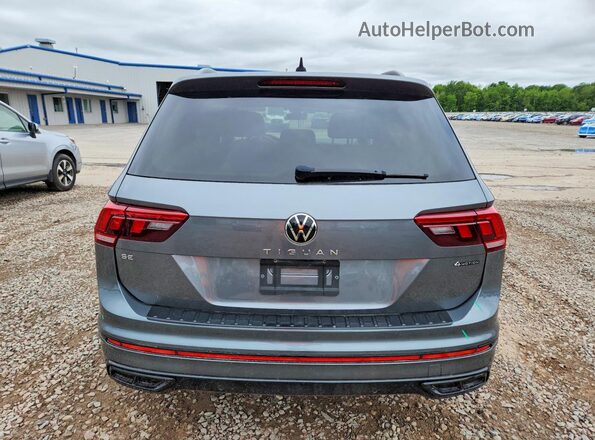 3VV8B7AX8NM126095 2022 VOLKSWAGEN TIGUAN Charcoal Вид ззаду