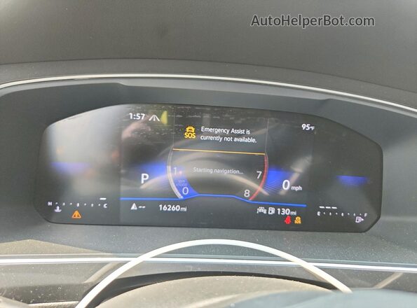 3VV8B7AX8RM117547 2024 VOLKSWAGEN TIGUAN Silver Instrument cluster view