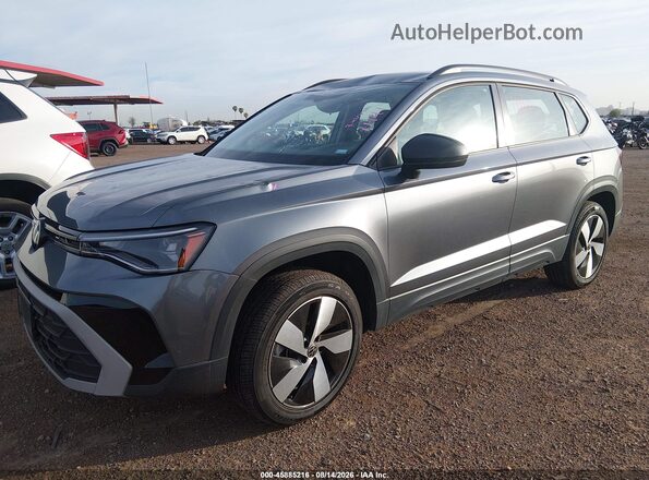 3VV8C7B20SM009302 2025 VOLKSWAGEN TAOS Gray Передня ліва чверть