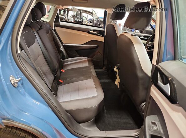 3VV8C7B23SM085046 2025 VOLKSWAGEN TAOS Blue უკანა სალონის ხედი