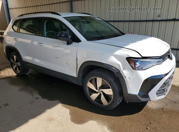 3VV8C7B26SM045477 2025 VOLKSWAGEN TAOS White Przód prawy