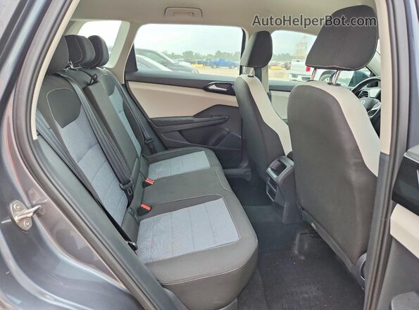 3VV8C7B29SM076657 2025 VOLKSWAGEN TAOS Gray უკანა სავარძლების ხედი