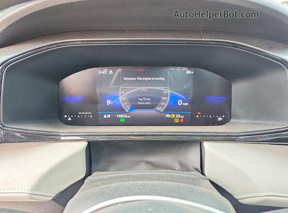 3VV8C7B29SM076657 2025 VOLKSWAGEN TAOS Gray ხელსაწყოთა პანელის ხედი