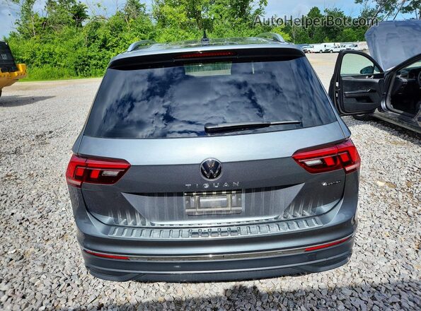 3VVAB7AX6RM218913 2024 VOLKSWAGEN TIGUAN Blue უკანა ხედი