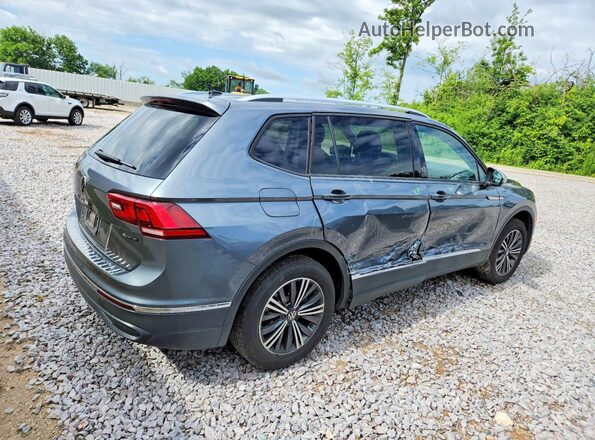 3VVAB7AX6RM218913 2024 VOLKSWAGEN TIGUAN Blue უკანა მარჯვენა