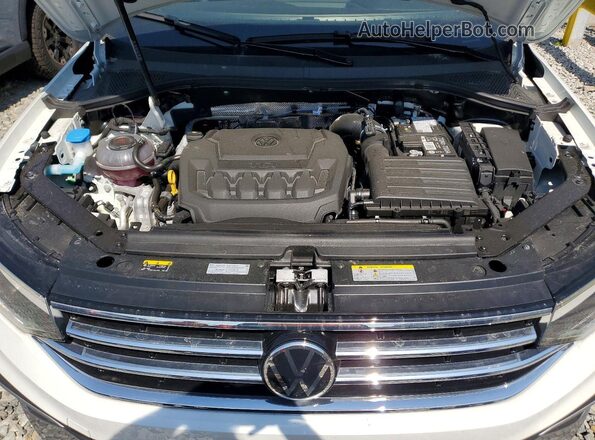 3VVAB7AX8RM223837 2024 VOLKSWAGEN TIGUAN White ძრავის განყოფილების ხედი