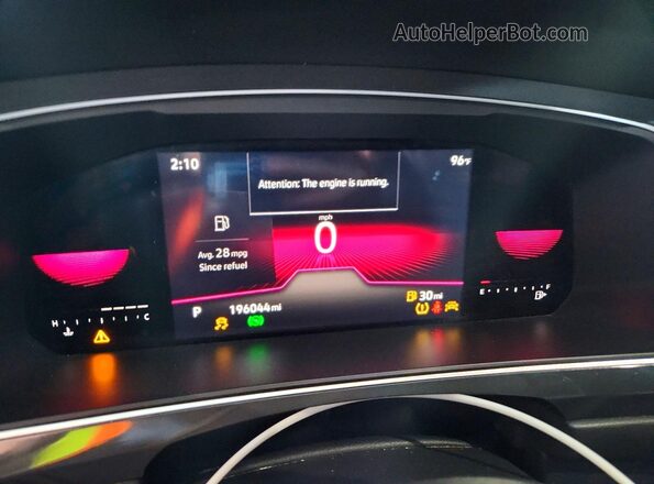 3VVCB7AX1PM011853 2023 VOLKSWAGEN TIGUAN White Vista del cuadro de instrumentos