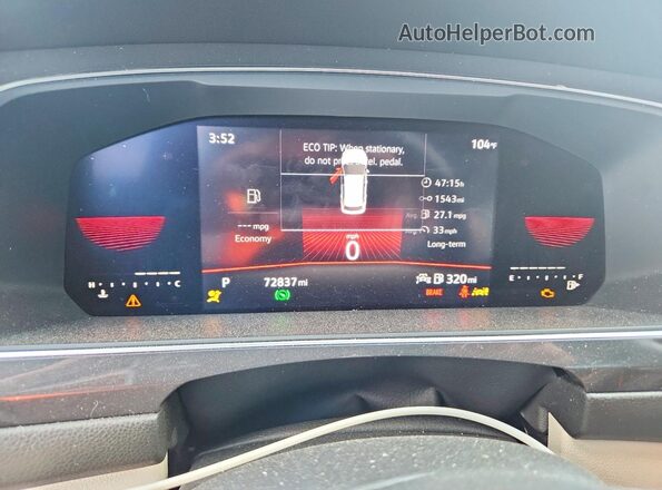3VVCB7AX2PM075951 2023 VOLKSWAGEN TIGUAN Black Vista del cuadro de instrumentos