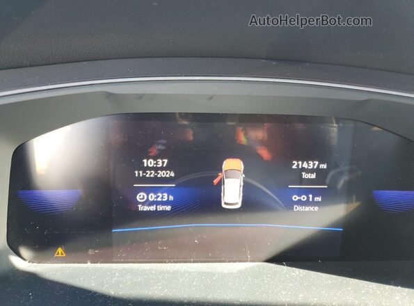 3VVCB7AX3PM113168 2023 VOLKSWAGEN TIGUAN Black Вид щитка приладів