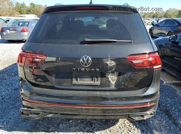 3VVCB7AX3PM113168 2023 VOLKSWAGEN TIGUAN Black Вид ззаду