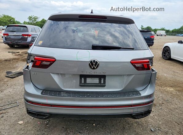 3VVCB7AX5NM065928 2022 VOLKSWAGEN TIGUAN Silver Widok z tyłu