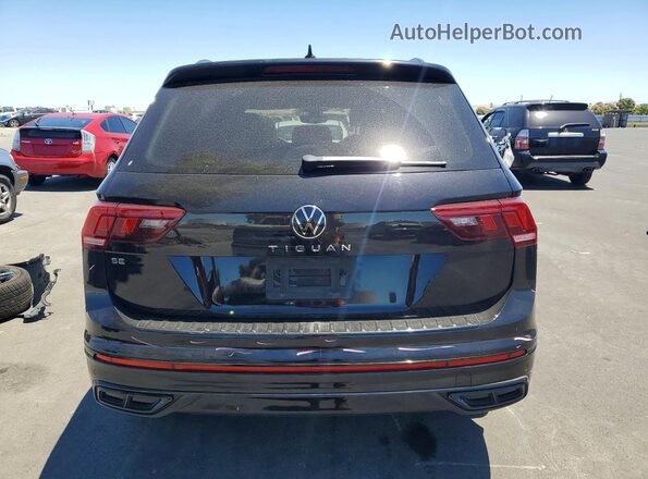 3VVCB7AX6PM034142 2023 VOLKSWAGEN TIGUAN Black Widok z tyłu
