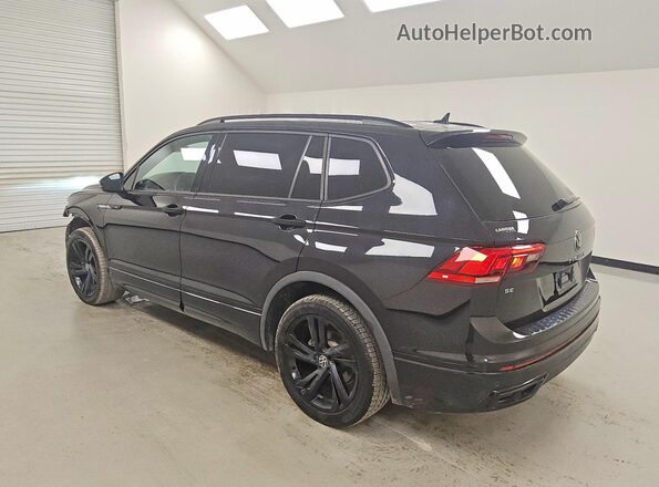3VVCB7AX8PM061827 2023 VOLKSWAGEN TIGUAN Черный Задняя левая четверть