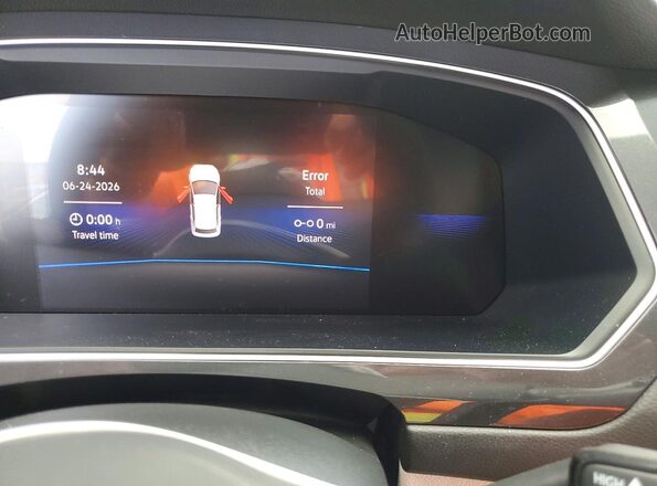 3VVCB7AXXRM160619 2024 VOLKSWAGEN TIGUAN Black Widok zestawu wskaźników