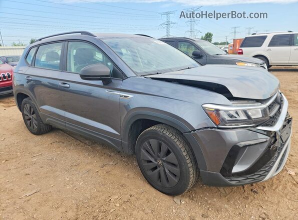 3VVCX7B22NM049545 2022 VOLKSWAGEN TAOS Gray Przód prawy