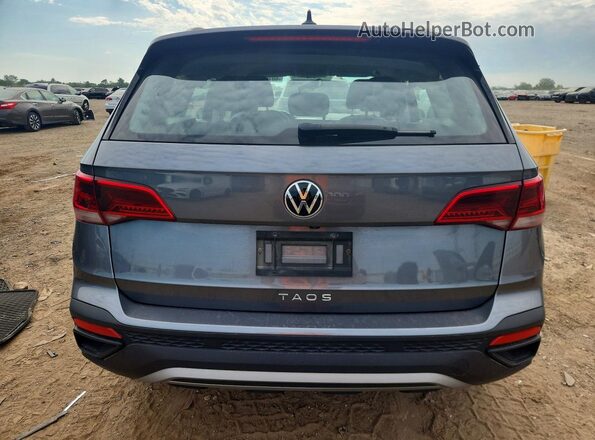 3VVCX7B22NM049545 2022 VOLKSWAGEN TAOS Gray Widok z tyłu