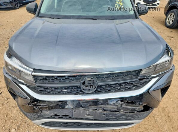 3VVCX7B22NM049545 2022 VOLKSWAGEN TAOS Gray Widok wnętrza z tyłu
