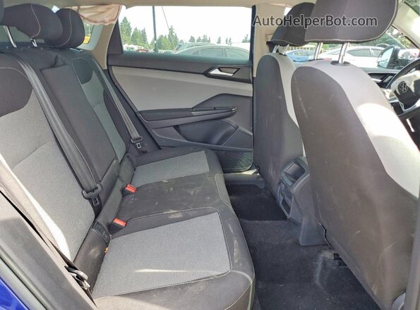 3VVCX7B22PM382704 2023 VOLKSWAGEN TAOS Blue უკანა სალონის ხედი