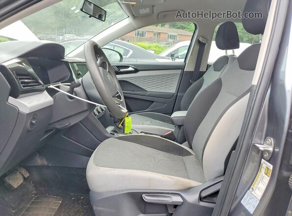 3VVCX7B24NM015428 2022 VOLKSWAGEN TAOS Gray Widok wnętrza z przodu