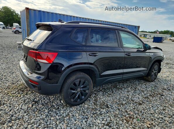 3VVCX7B24NM079047 2022 VOLKSWAGEN TAOS Black Задня права чверть