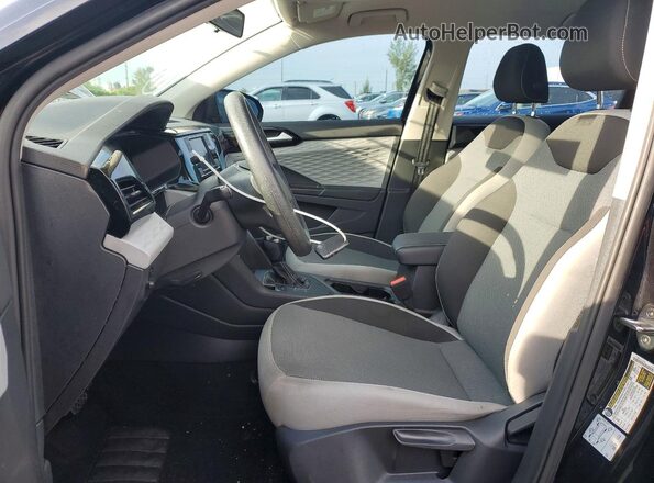 3VVCX7B28NM031342 2022 VOLKSWAGEN TAOS Black Front interior view