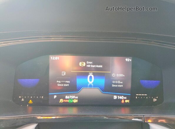 3VVCX7B28NM031342 2022 VOLKSWAGEN TAOS Black Instrument cluster view
