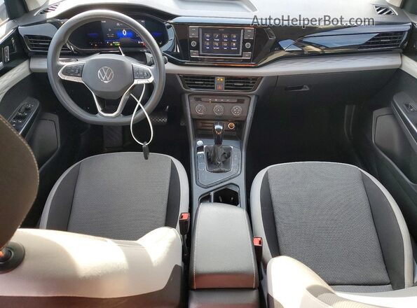 3VVCX7B28NM031342 2022 VOLKSWAGEN TAOS Black Dashboard view