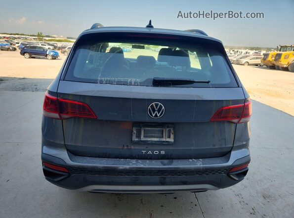 3VVCX7B28NM036475 2022 VOLKSWAGEN TAOS Gray Vista trasera