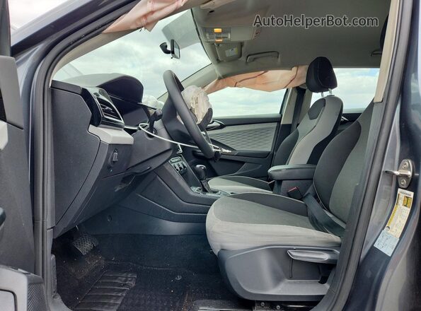 3VVCX7B28NM052031 2022 VOLKSWAGEN TAOS Серый Вид салона спереди