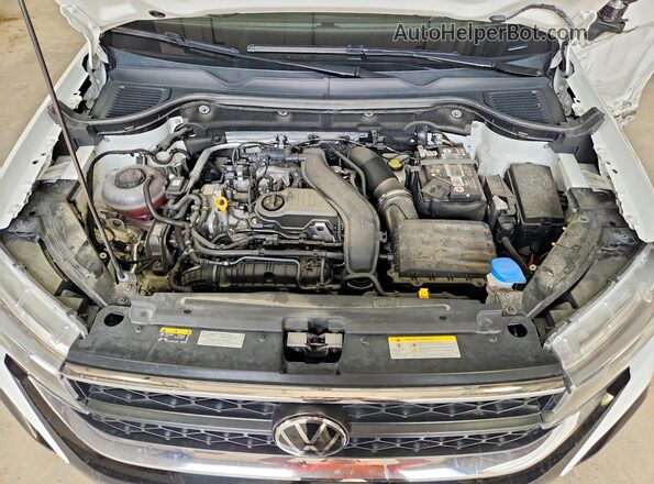 3VVCX7B28PM322717 2023 VOLKSWAGEN TAOS White ძრავის განყოფილების ხედი
