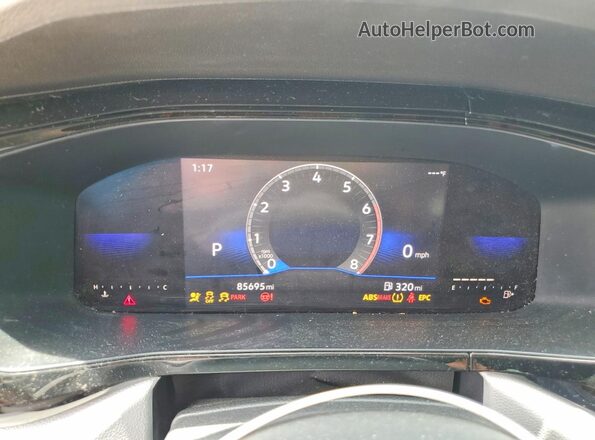 3VVCX7B2XNM014638 2022 VOLKSWAGEN TAOS Белый Вид щитка приборов