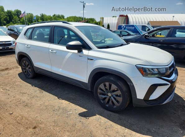 3VVDX7B21PM319405 2023 VOLKSWAGEN TAOS White Передня права чверть