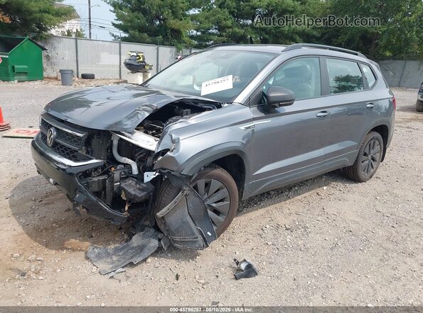 3VVDX7B25PM342492 2023 VOLKSWAGEN TAOS Gray წინა მარცხენა ხედი სამი მეოთხედიდან