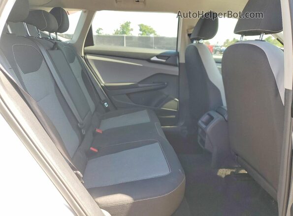 3VVDX7B27PM307436 2023 VOLKSWAGEN TAOS Белый Вид задней части салона