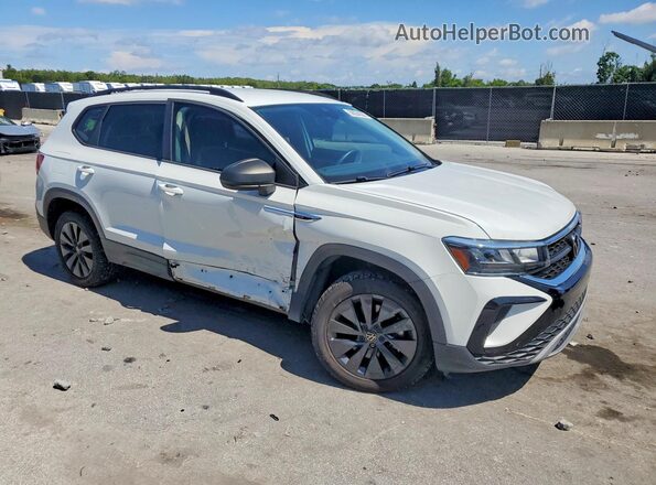 3VVDX7B27PM307436 2023 VOLKSWAGEN TAOS Белый Передняя правая четверть