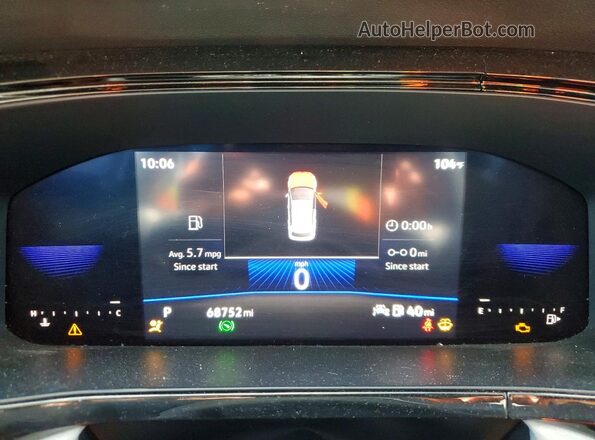 3VVDX7B27PM307436 2023 VOLKSWAGEN TAOS Белый Вид щитка приборов