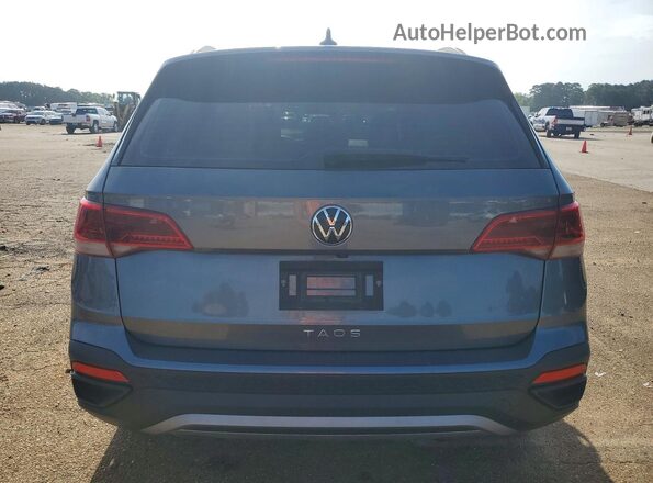 3VVDX7B2XNM055243 2022 VOLKSWAGEN TAOS Charcoal Вид ззаду