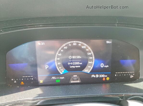 3VVDX7B2XPM320682 2023 VOLKSWAGEN TAOS White Սարքավորումների վահանակի տեսք