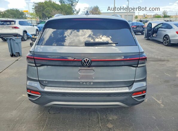 3VVEC7B28SM015805 2025 VOLKSWAGEN TAOS Gray Widok z tyłu