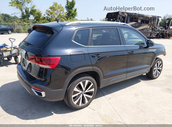 3VVEX7B21RM126677 2024 VOLKSWAGEN TAOS Black Առջևի ձախ երեք քառորդ տեսարան