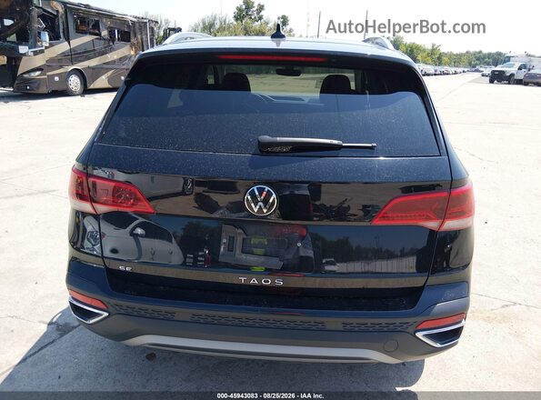 3VVEX7B21RM126677 2024 VOLKSWAGEN TAOS Black Սալոնի հետևի տեսք