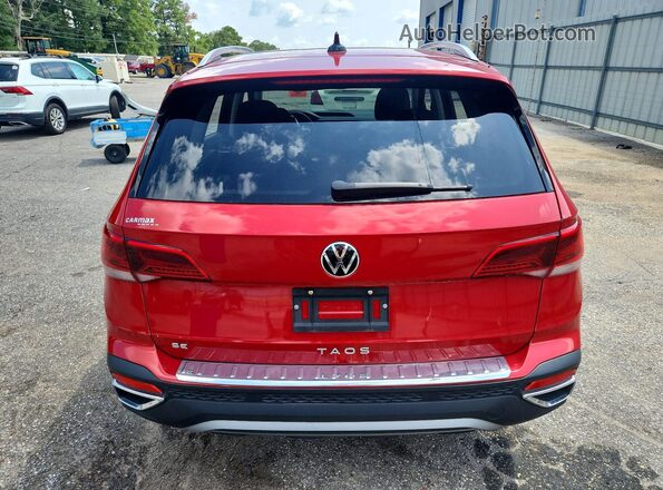 3VVEX7B22PM322995 2023 VOLKSWAGEN TAOS Красный Вид сзади