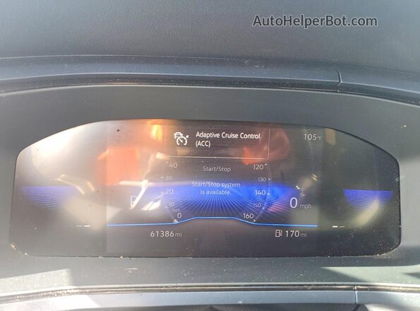 3VVEX7B22RM029097 2024 VOLKSWAGEN TAOS Blue ხელსაწყოთა პანელის ხედი