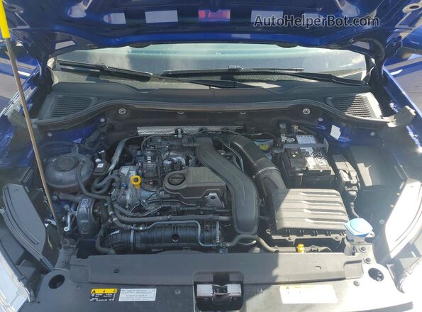 3VVEX7B22RM029097 2024 VOLKSWAGEN TAOS Blue ძრავის განყოფილების ხედი